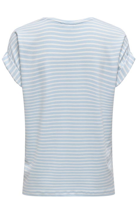Only onlmoster stripe s/s o-neck top jrs